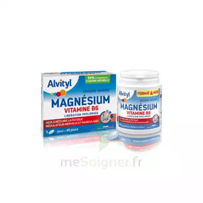 Alvityl Magnésium Vitamine B6 Libération Prolongée Comprimés Lp B/45 à Le Pré-Saint-Gervais